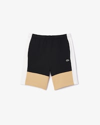 Men's Regular Fit Colorblock Fleece Shorts
