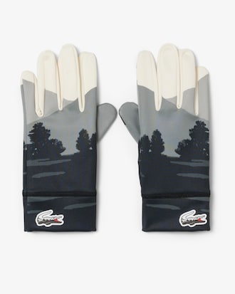 Men's Landscape Print Sport Gloves