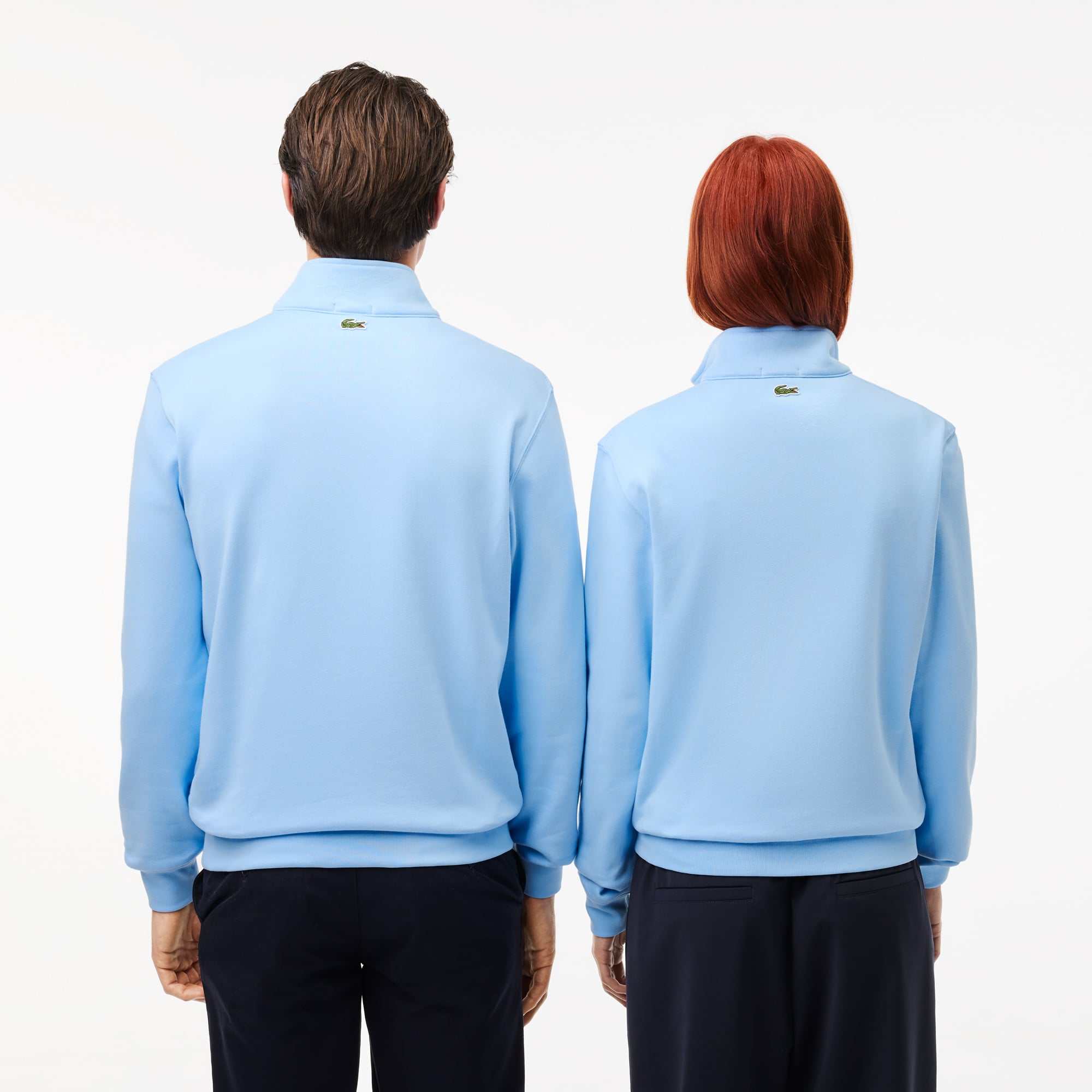 Unisex High-Neck Zip-Up Sweatshirt - Sweaters & Sweatshirts - New