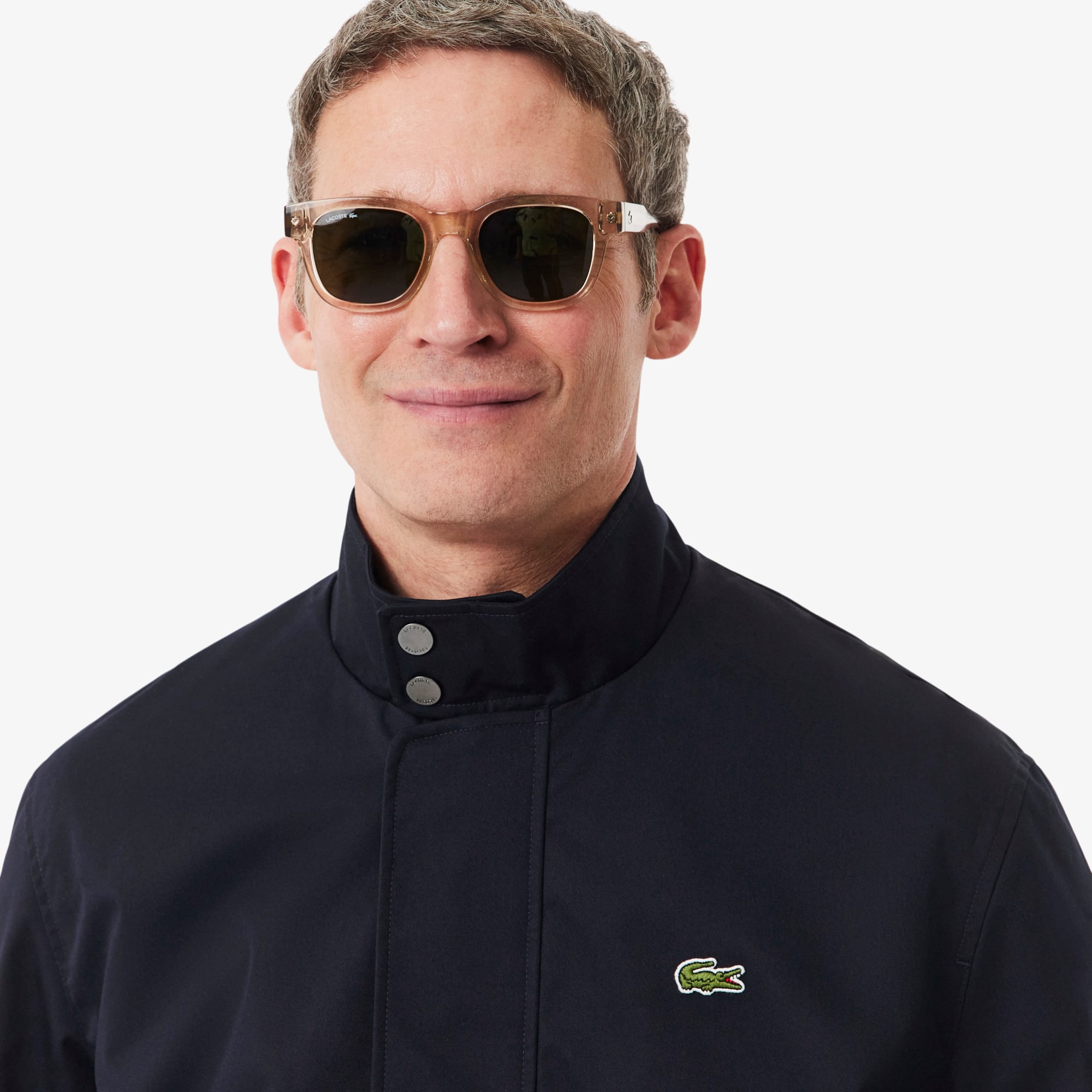 Water-Repellent Twill Harrington Jacket