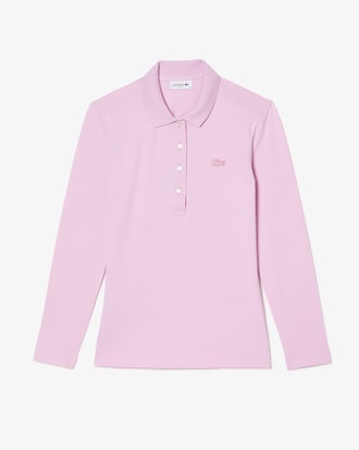 Women's Slim Fit L.12.D Stretch Mini Piqué Polo