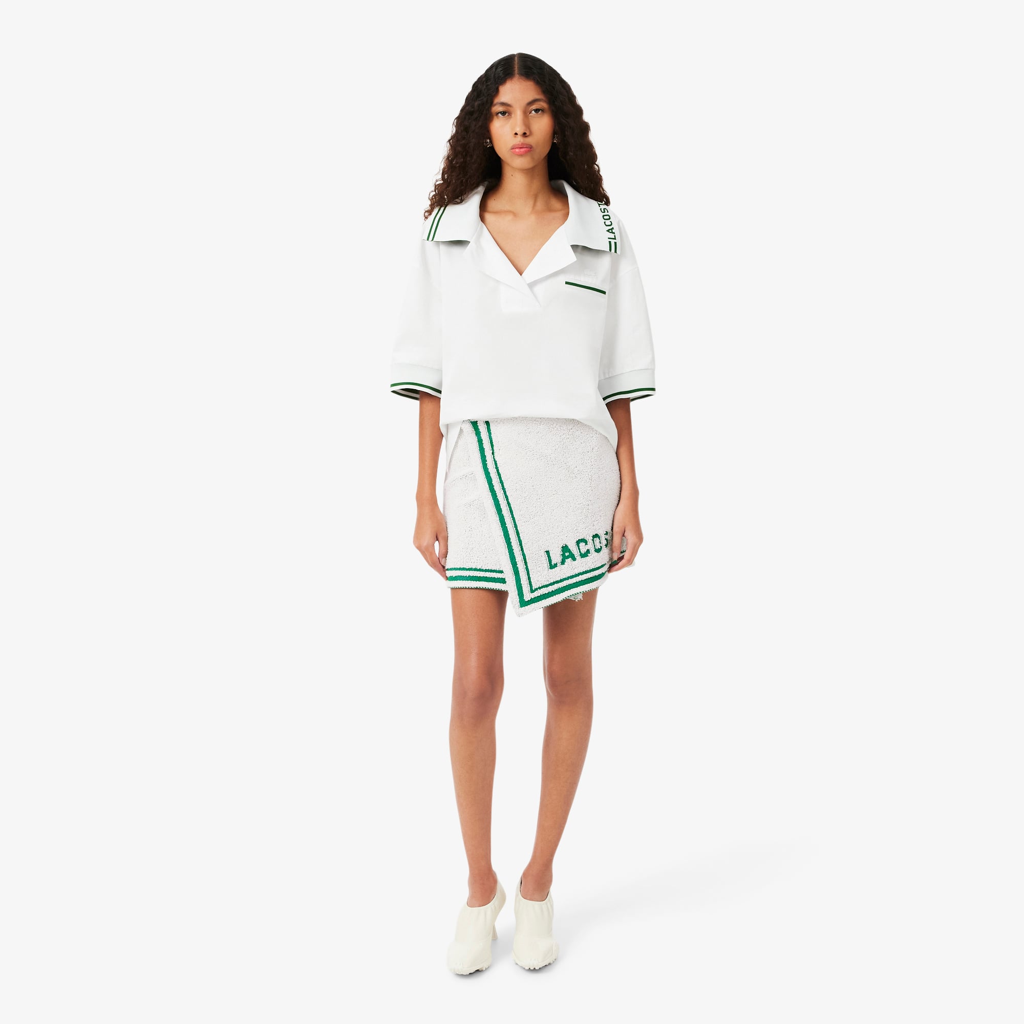 Runway Bouclé Knit Mini Skirt