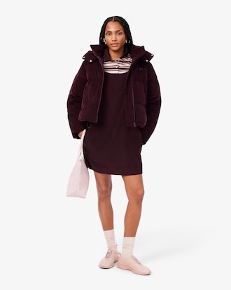Relaxed Fit Corduroy Down Jacket