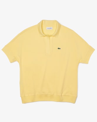 Polo de Piqué con Corte Relajado para Mujer