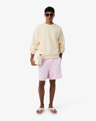 Sweatshirt loose fit en Piqu&eacute;