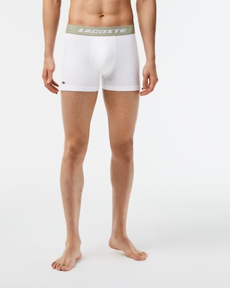 Men's Logo Print Jersey Boxer Briefs 3-Pack