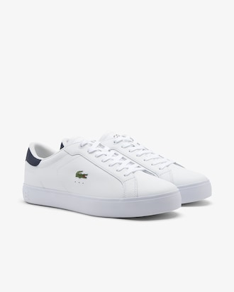 Men's Powercourt Graphic Leather Sneakers