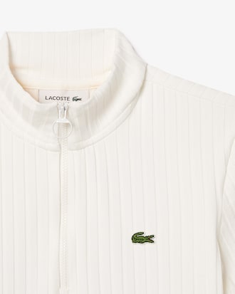 Women's Slim Fit High Zip Neck Polo