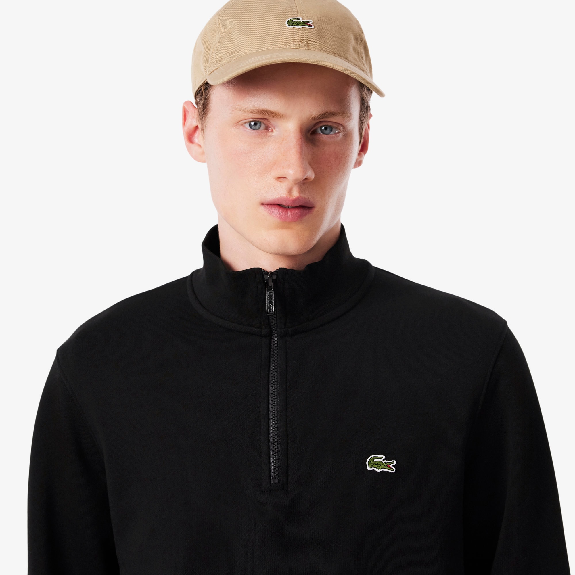 Lacoste French フレラコ　スウェット Women's Made In France Embroidered Shield Sweater - Sweaters