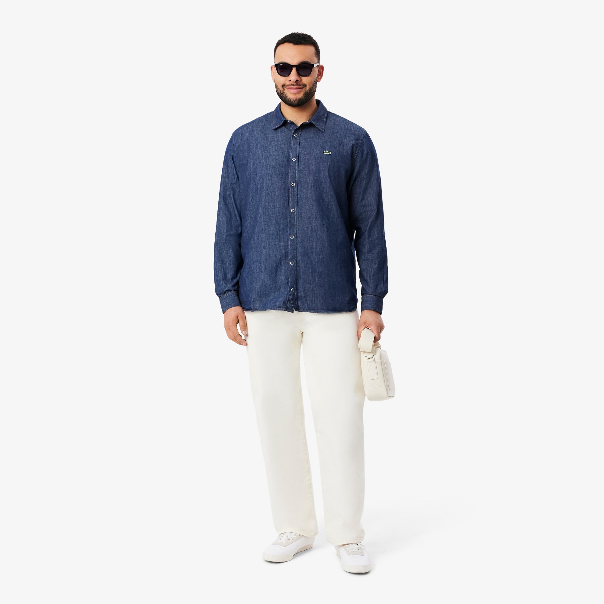 Men's Regular Fit Lightweight Denim Shirt
