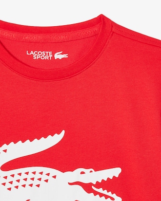 Kids' Oversized Technical Cotton Tennis T-Shirt