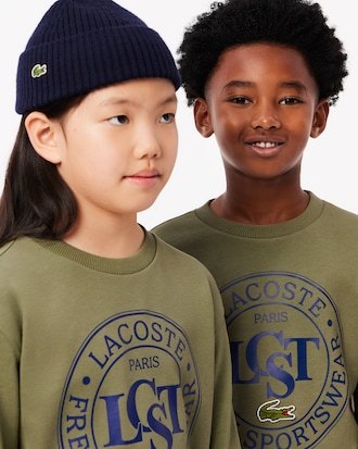 Kids' Printed Crew Neck Sweatshirt