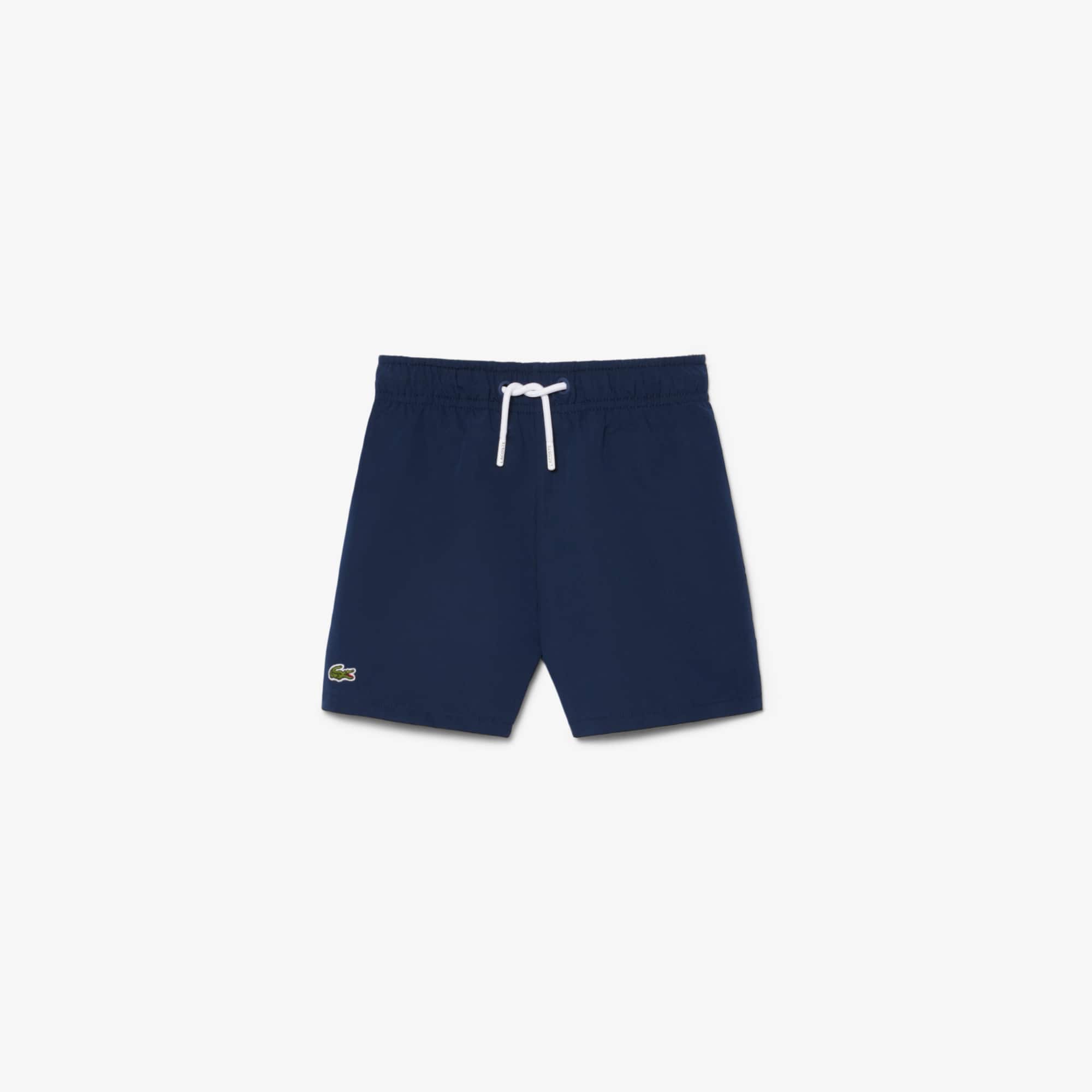 Monochromatic Lined Swim Trunks