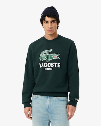 Sudadera Cl&aacute;sica Con Cuello Redondo Y Estampado