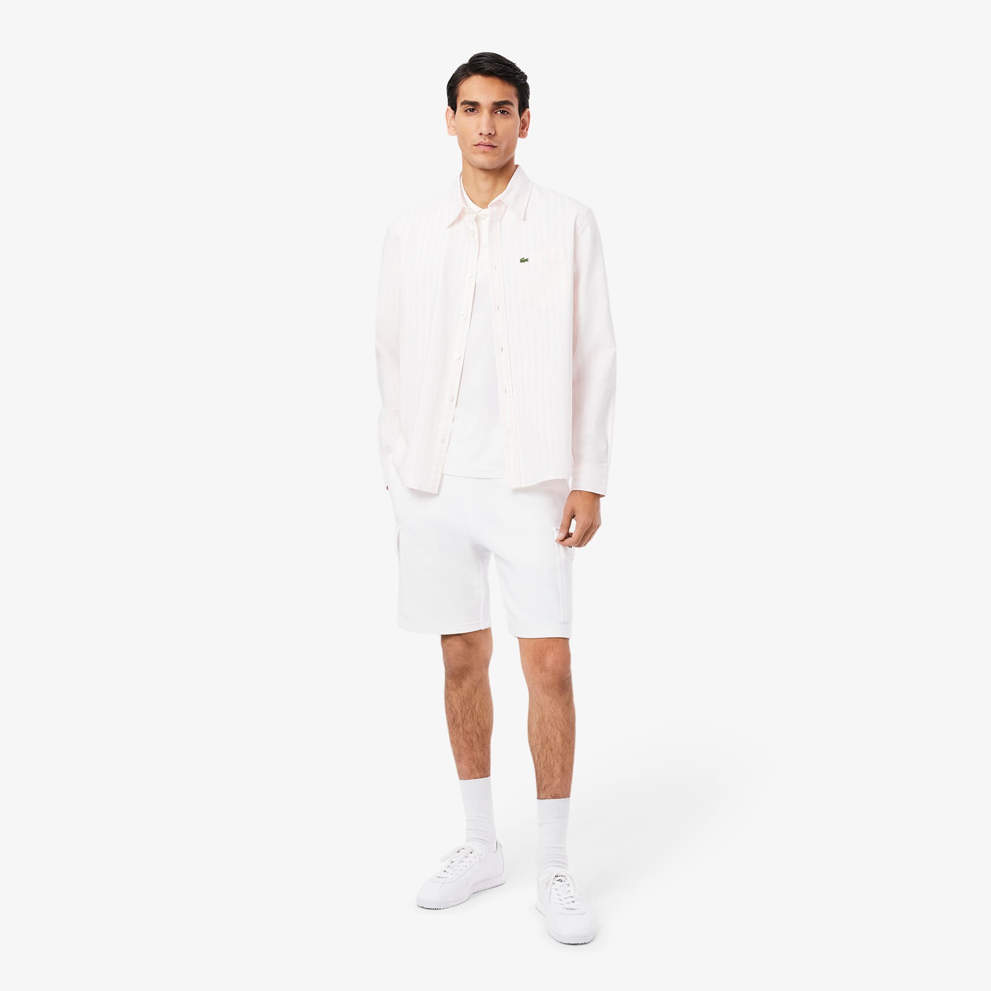 Lacoste Men's Cotton Fleece Cargo Shorts