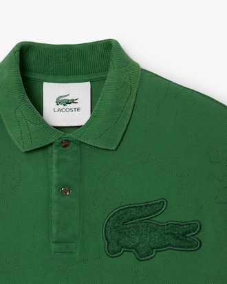 Unisex Embroidery Collection Oversized Polo