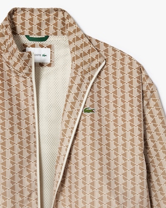 Men's Monogram Print Ombr&eacute; Track Jacket