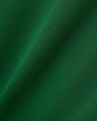 Runway Loose Fit Silk Mini-Piqu&eacute; Polo Shirt