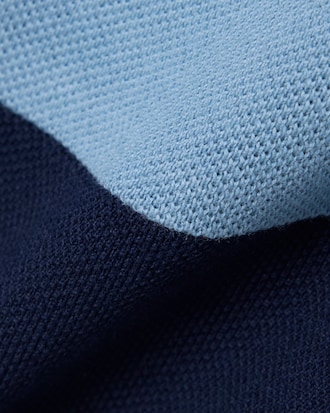 Contrast Band Petit Piqu&eacute; Polo Shirt