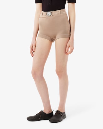 Women's Runway Crocodile Mini Shorts
