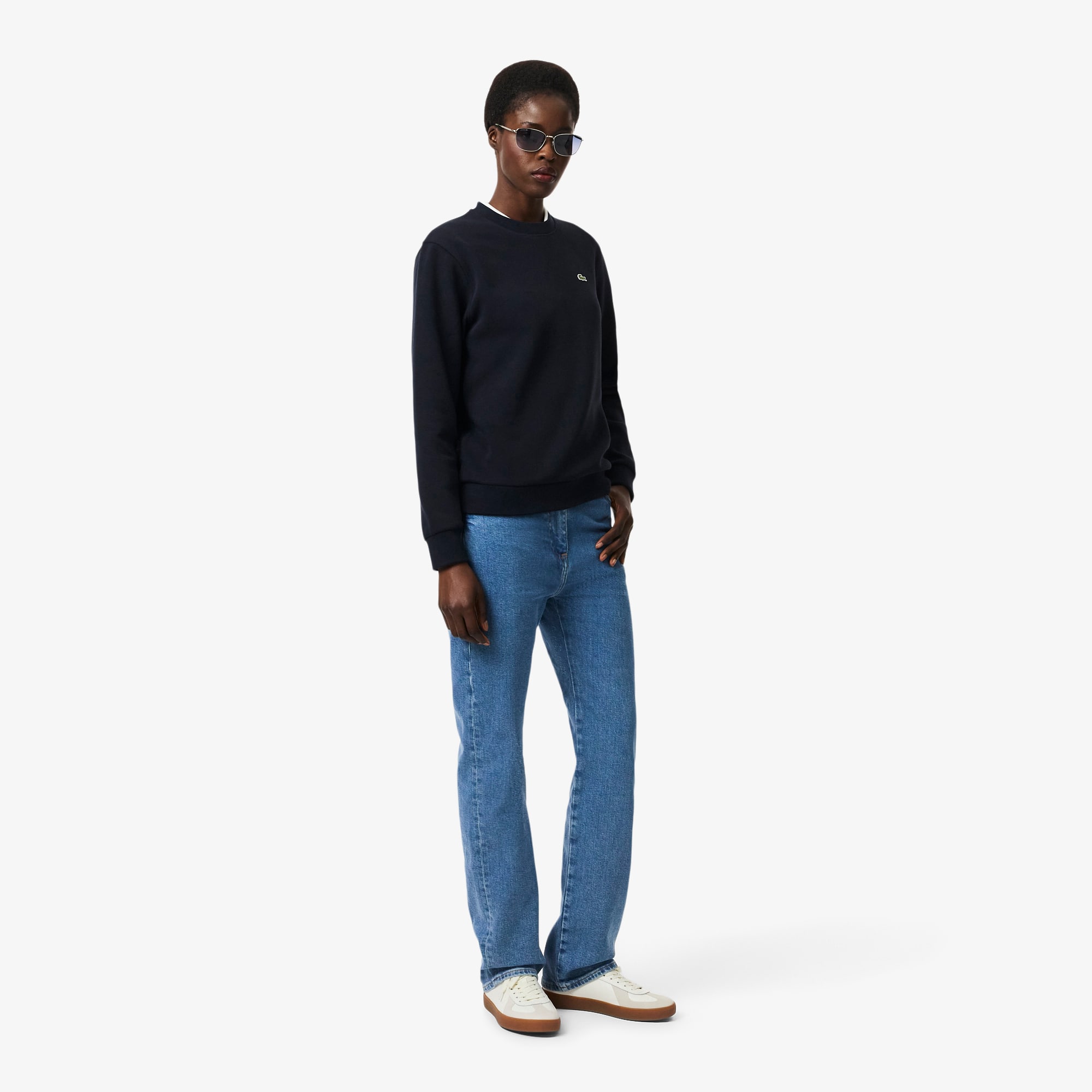 Straight Cut High Waist Denim Jeans