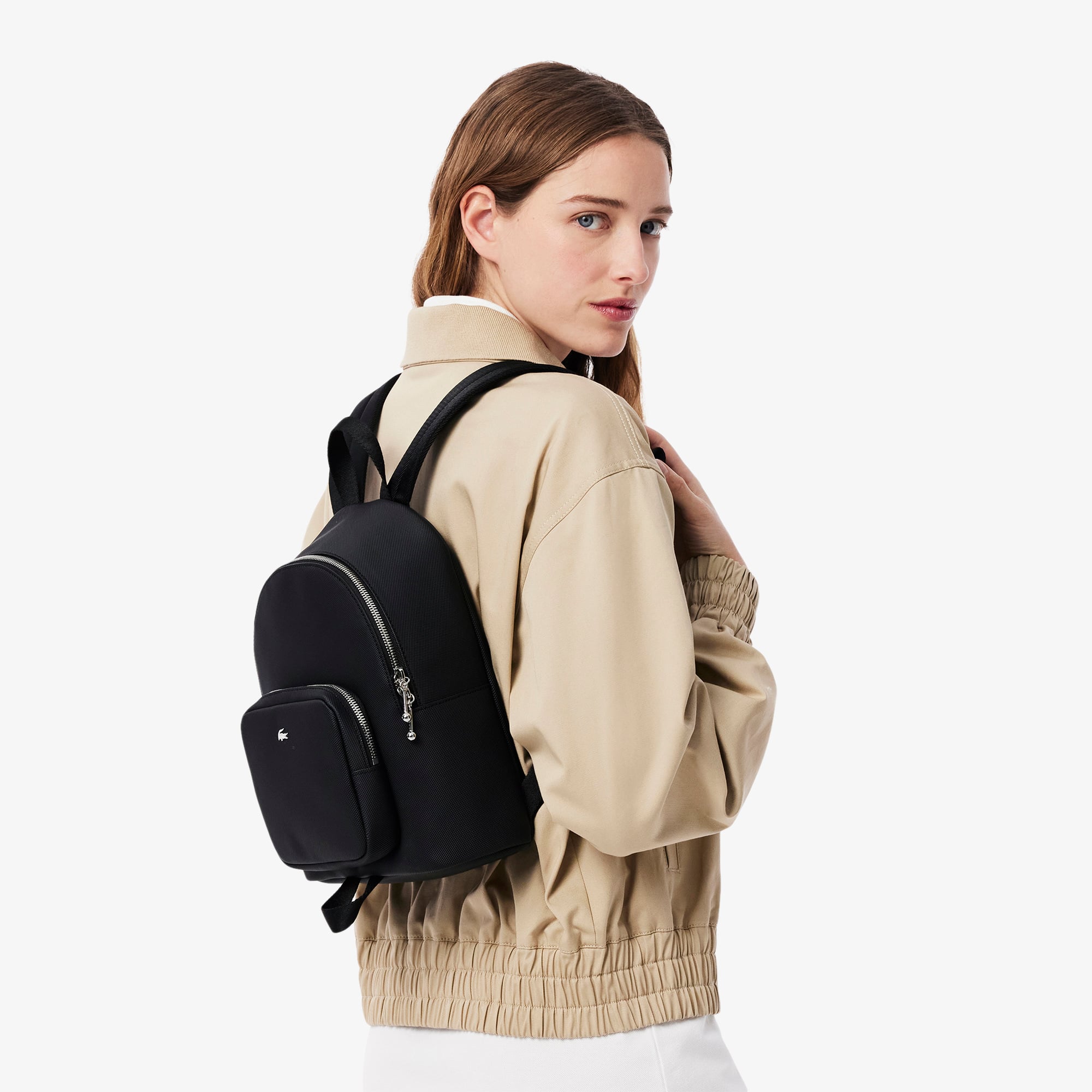 ★LACOSTE★ Women's Daily City Backpack Black NF4759D55G000 Amazon.com | Lacoste Women's Daily City Backpack, Black, One