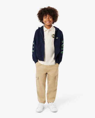 Polo De Interlock Con Badge Lacoste