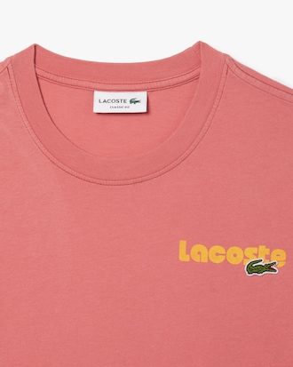 Playera con estampado degradado y efecto lavado