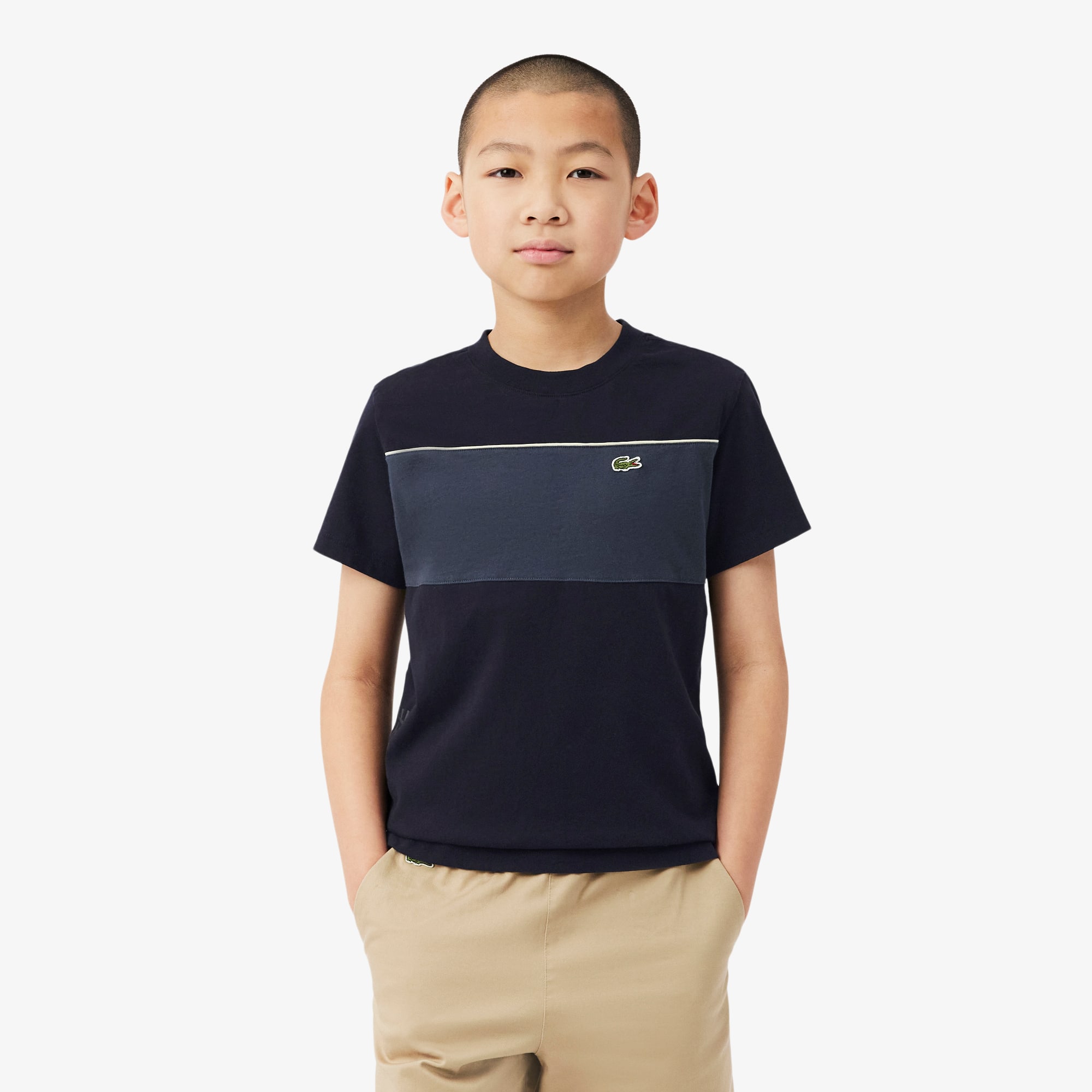 Lacoste Cotton Colour-Block T-shirt