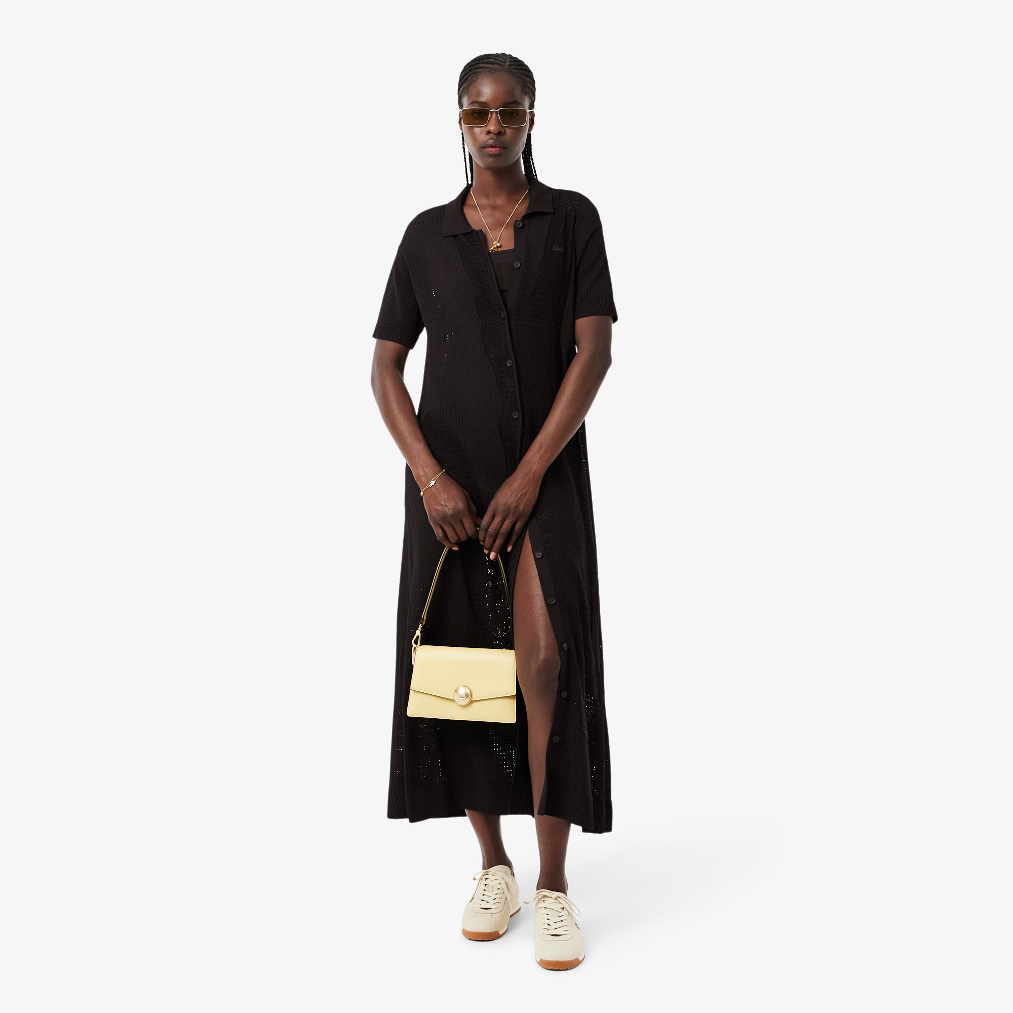 Crochet Polo Dress - Dresses - New In 2026 | Lacoste