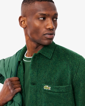 Men's Wool Blend Overshirt