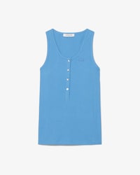 Slim Fit Ribbed Cotton Tank Top