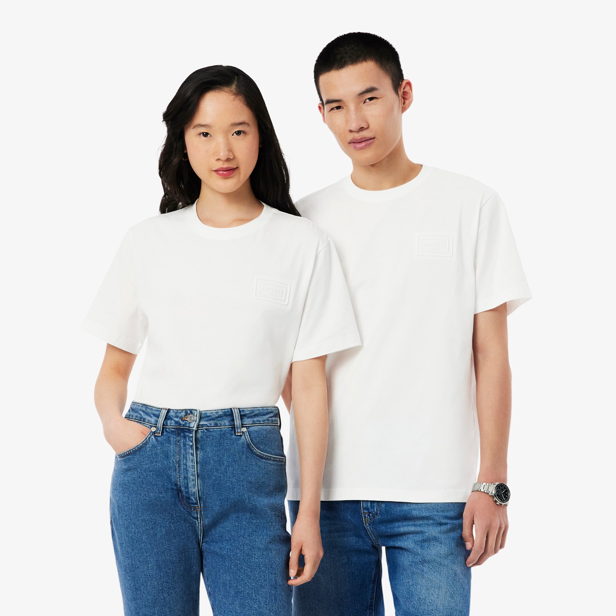 Lacoste Embossed Branding Jersey T-Shirt