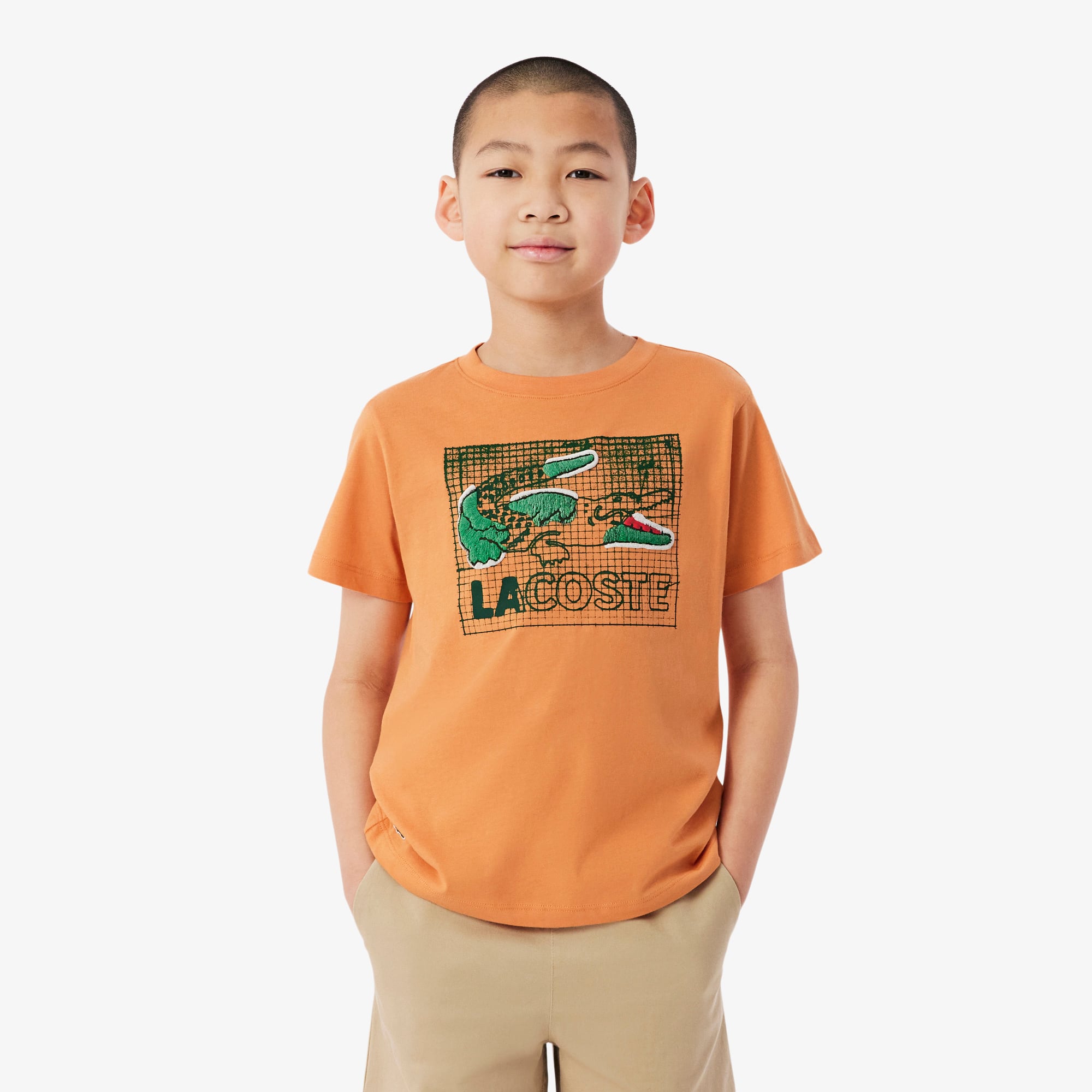 Lacoste Graphic Print Cotton T-shirt