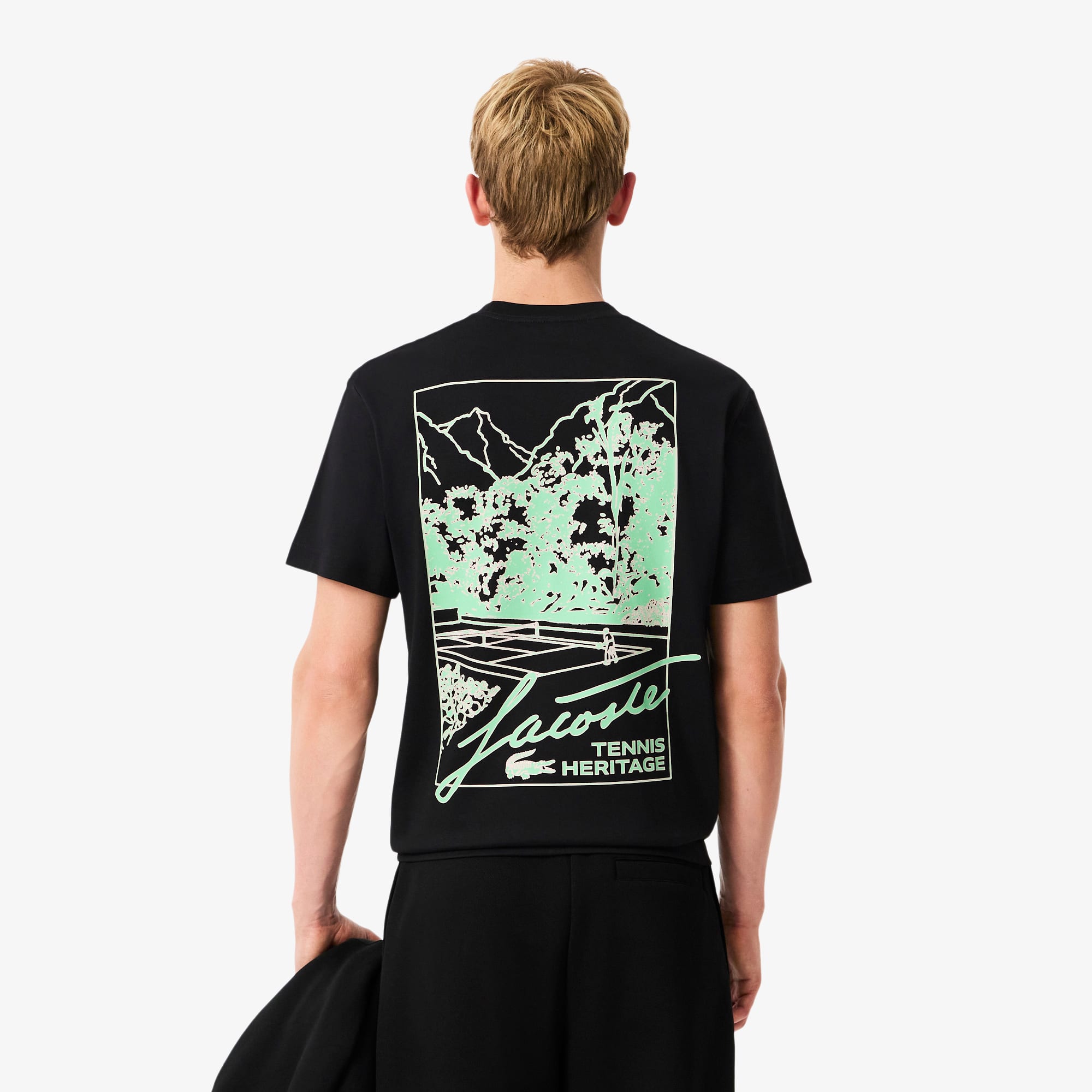 Men's Printed Jersey T-Shirt - Organic Cotton - New In 2026 | Lacoste