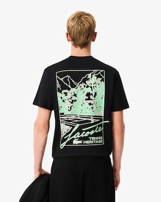 Playera de suéter estampada