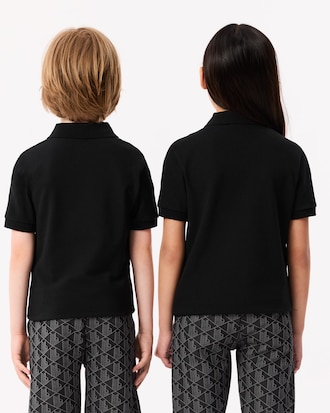 Polo enfant regular fit en petit piqué uni