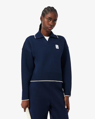 Tennis Heritage Polo Collar Sweatshirt