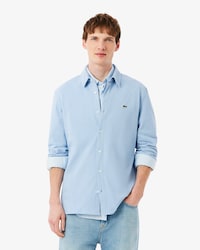 Camisa Para Hombre Slim Fit En Piqu&eacute; De Algod&oacute;n