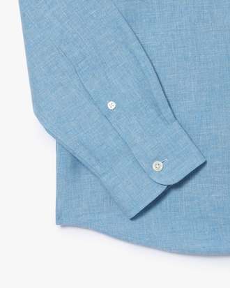 Men's Slim Fit Cotton Chambray Shirt