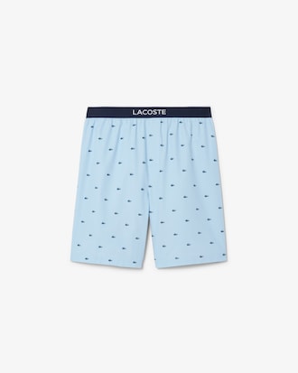 Men's Printed Poplin Pajama Shorts