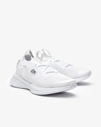 Women's Lacoste Run Spin Knit Textile Trainers
