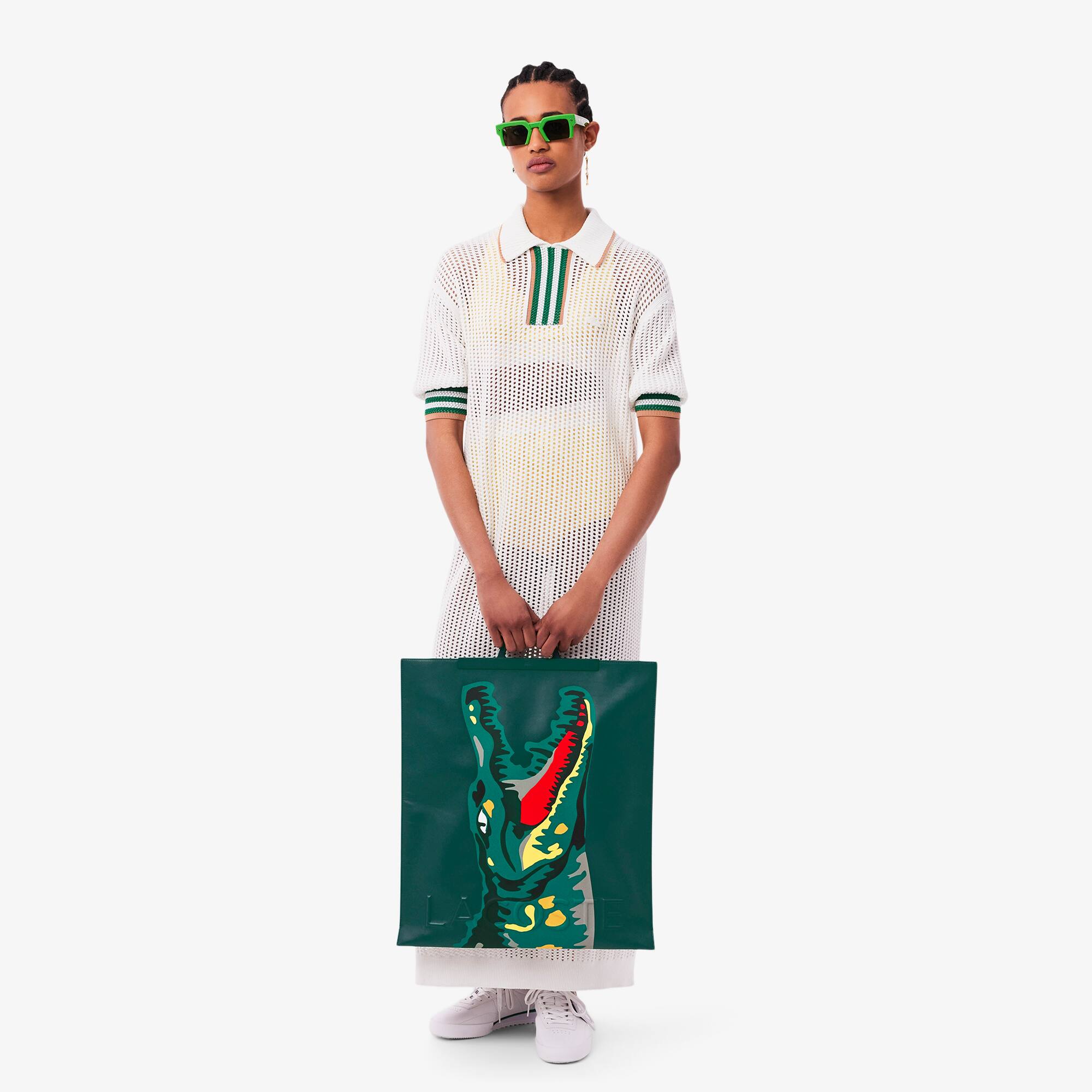 Unisex Runway Croc Print Tote - Wallets & Small Leather Goods