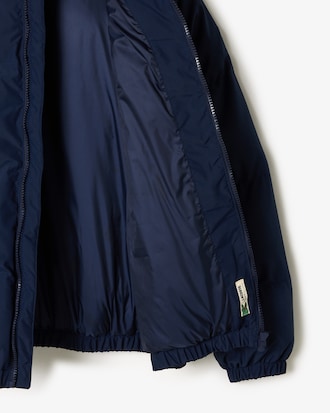 Kids' Embroidered Crocodile Hooded Puffer Jacket