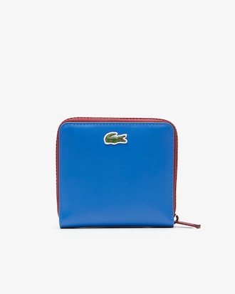 Billetera con cierre Lacoste Holiday Badge para hombre