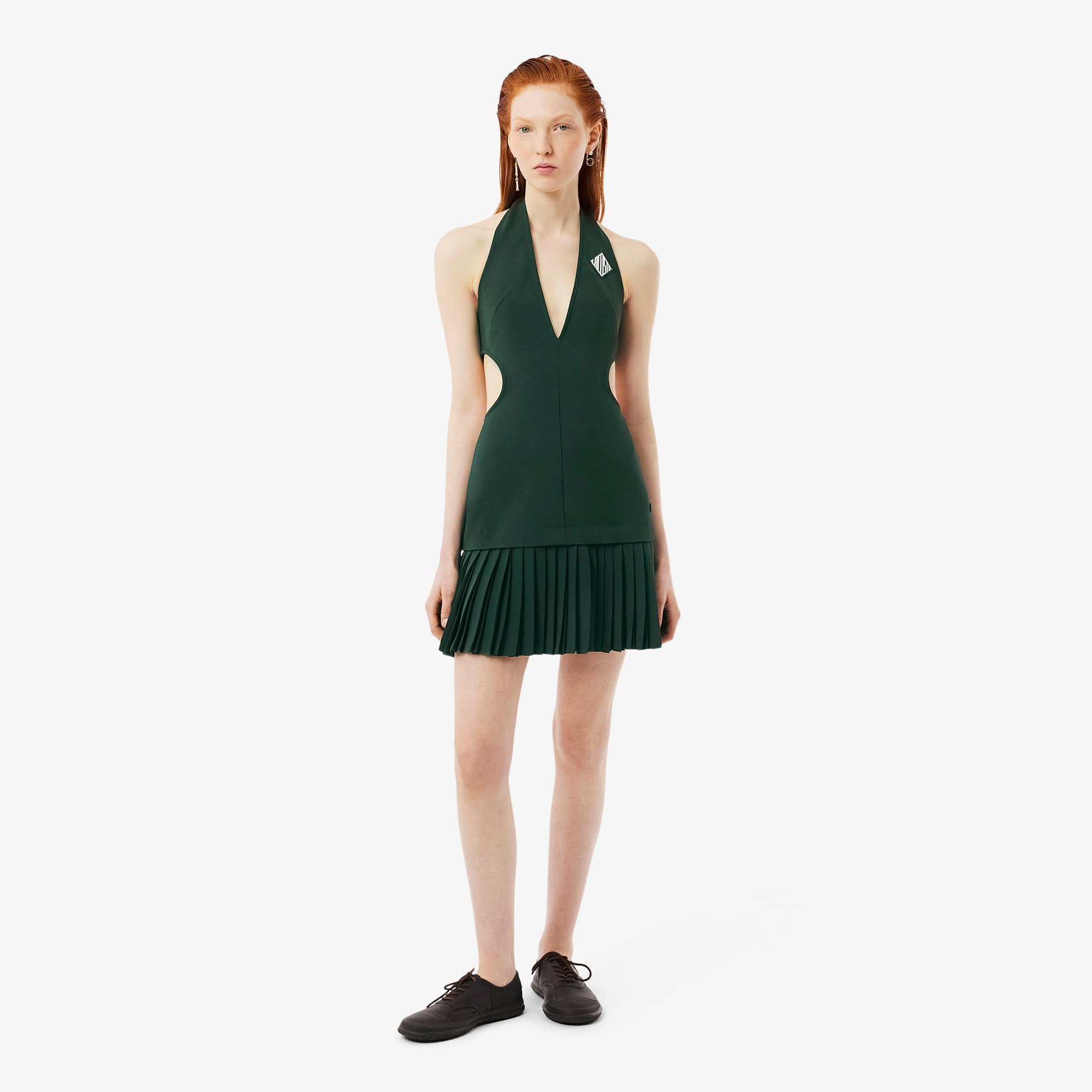 レディースウェア monas Women's Runway Pleated Jersey Dress - Dresses - New In 2026 | Lacoste