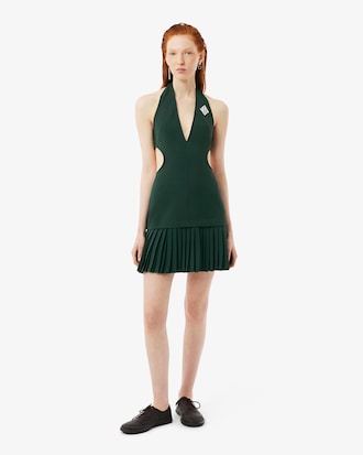 Women's Runway Pleated Jersey Dress