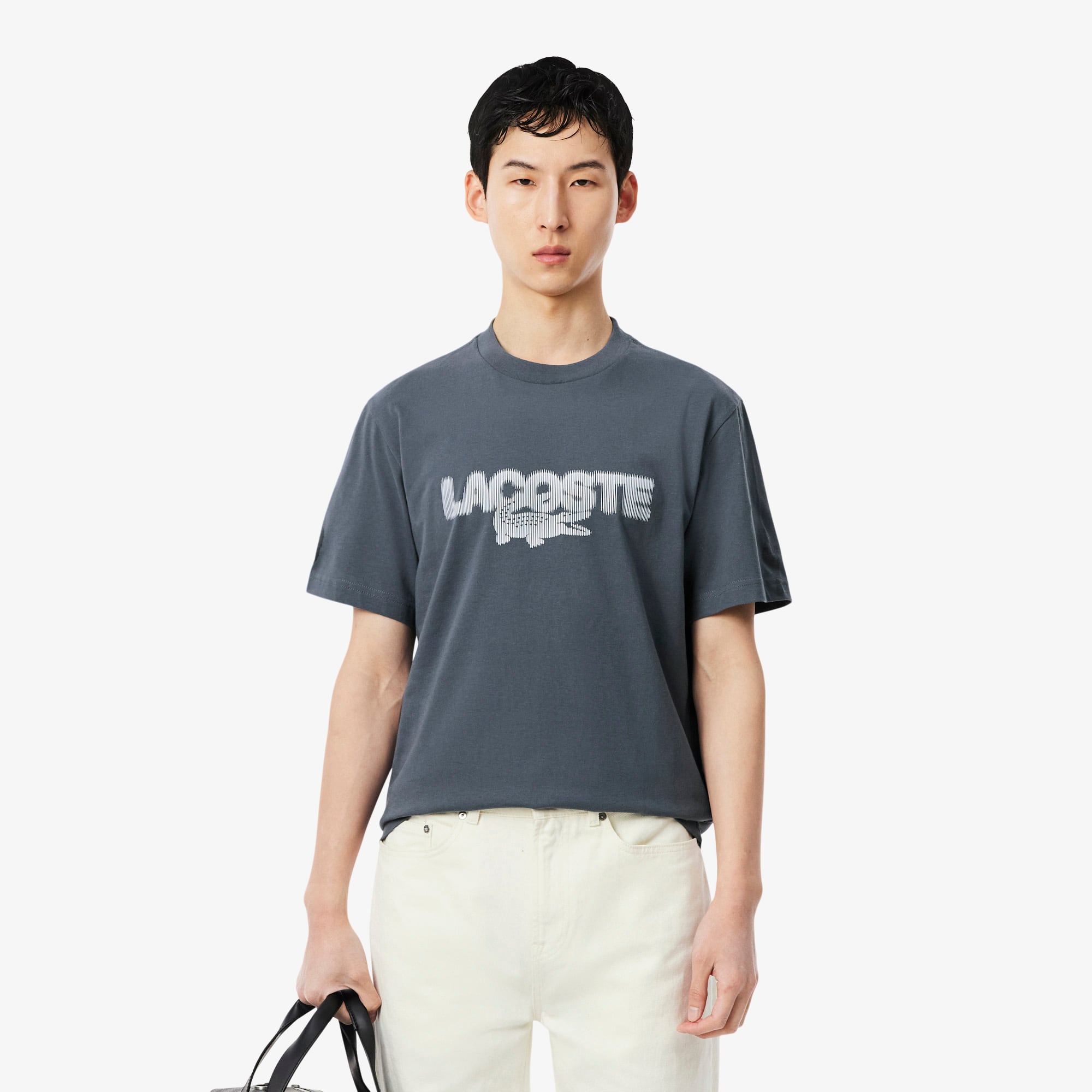 Printed Cotton Jersey T-shirt - T-shirts - New In 2026 | Lacoste