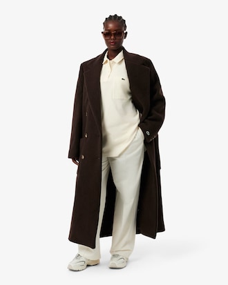 Women's Oversized Polo Style Flannel Shirt