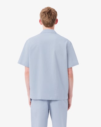 Playera Seersucker de Corte Relajado